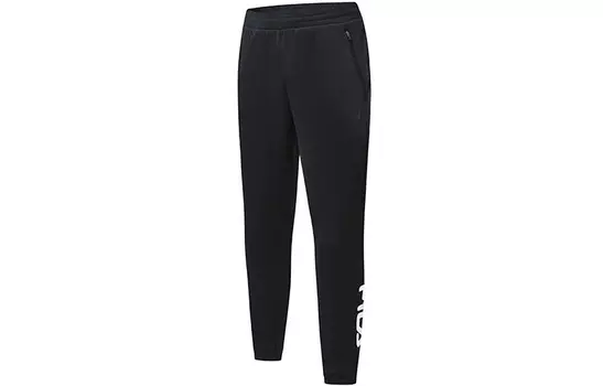 Спортивные трикотажные штаны мужские черные Fila, черный