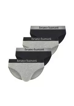 Спортивные трусы/трусы 4 пары в упаковке свободные Bruno Banani, мультиколор