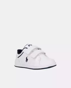 Спортивные туфли для мальчиков Heritage Court IV EZ на липучке Polo Ralph Lauren, белый