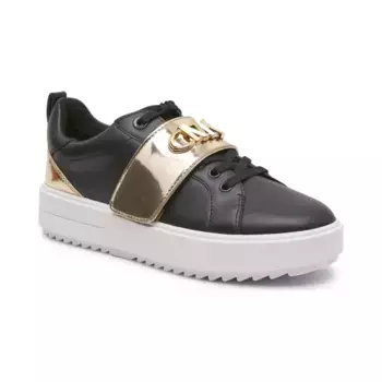 Спортивные туфли Emmett с ремешком и добавлением кожи Michael Kors, черный