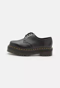Спортивные кроссовки на шнуровке 1461 QUAD SQUARED UNISEX Dr. Martens, черный полированный, гладкий