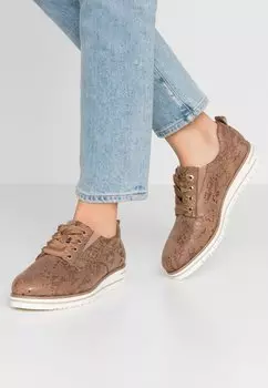 Спортивные туфли на шнуровке WOMS LACE-UP Tamaris Pure Relax, цвет taupe