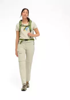 Спортивные уличные брюки Maier "Latit Zip Vario", женские походные брюки на молнии, эластичные функциональные брюки, 4 кармана на молнии Maier Sports, коричневый