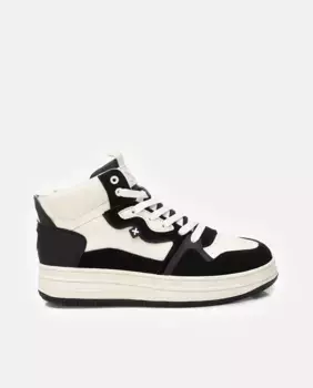 Спортивные женские ботильоны на шнуровке и резиновой подошве Xti, черный