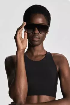 Спортивный бикини-топ H&M, черный