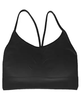 Спортивный бра-топ - (7-14 - Детский) Malibu Sugar, черный