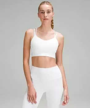 Спортивный бюсгальтер Lululemon, белый