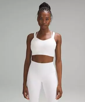 Спортивный бюсгальтер Lululemon, белый