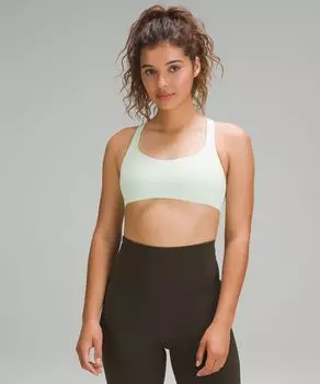 Спортивный бюсгальтер Lululemon, зеленый