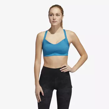 Спортивный бюстье из жаккардового бюстгальтера Adidas