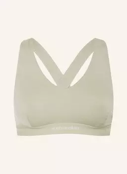 Спортивный бюстгальтер 125 Cool-Lite Sprite Racerbac из шерсти мериноса Icebreaker, зеленый