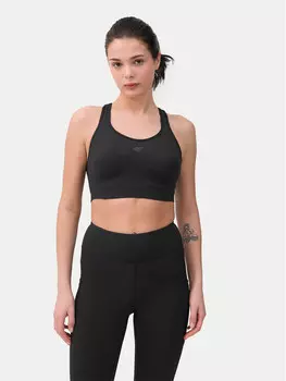 Спортивный бюстгальтер 4F, черный