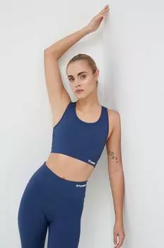 Спортивный бюстгальтер Active. Hummel, темно-синий