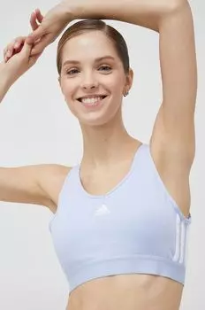 Спортивный бюстгальтер адидас adidas, синий