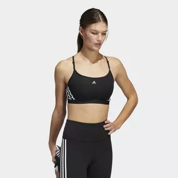 Спортивный бюстгальтер Adidas, черный/белый