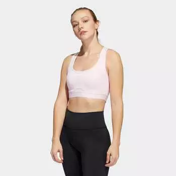 Спортивный бюстгальтер Adidas HC7490, розовый