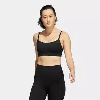 Спортивный бюстгальтер Adidas HE9058, черный