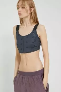 Спортивный бюстгальтер adidas Originals, серый