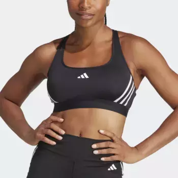 Спортивный бюстгальтер adidas Performance "PWRCT MS 3S BRA", белый