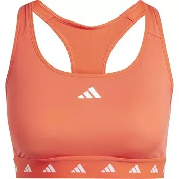 Спортивный бюстгальтер adidas Powerreact Techfit, красный