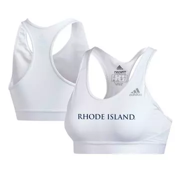 Спортивный бюстгальтер adidas Rhode Island Rams, белый