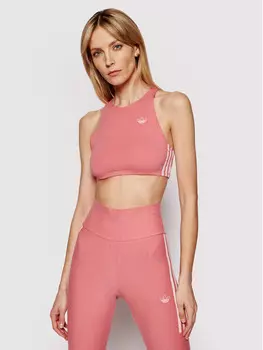 Спортивный бюстгальтер Adidas, розовый