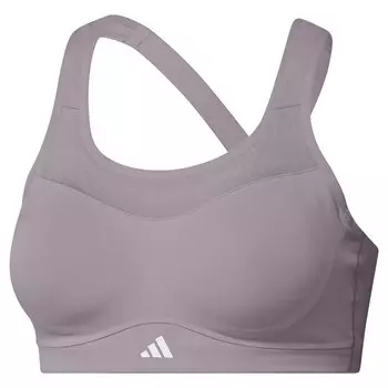 Спортивный бюстгальтер adidas TLRD Impact HS, фиолетовый
