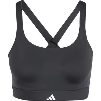 Спортивный бюстгальтер adidas TLRD Impact Luxe HS High Support, черный