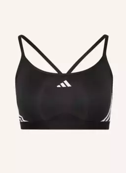 Спортивный бюстгальтер aeroreact Adidas, черный