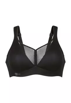 Спортивный бюстгальтер Air Control Delta Pad с двухслойными удобными ремнями для женщин Anita, цвет 001 Schwarz