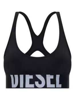 Спортивный бюстгальтер Allison-D-Pop с логотипом DIESEL, черный