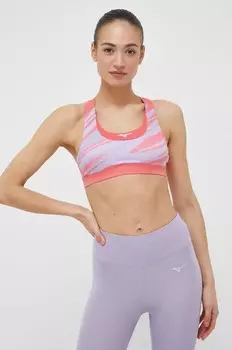 Спортивный бюстгальтер Alpha Graphic Mizuno, розовый