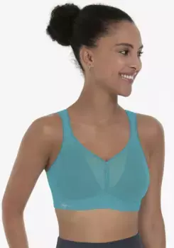 Спортивный бюстгальтер Anita Active "Air Control Delta Pad", чашка A-E, дышащая оболочка, сверхлегкая сетка во внешней чашке, цвет Peacock