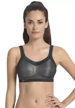 Спортивный бюстгальтер Anita Active "Sports bra Momentum", чашка C-G, бесшовные чашки, максимальная поддержка, черный