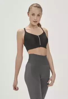 Спортивный бюстгальтер ATHLECIA "HORTENSIA" с удобными спортивными функциями, черный