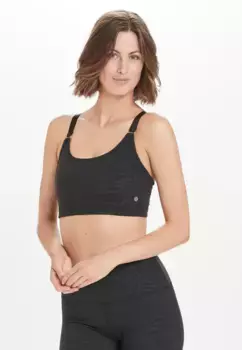 Спортивный бюстгальтер ATHLECIA "Luvelia" с влагорегулирующими свойствами, черный
