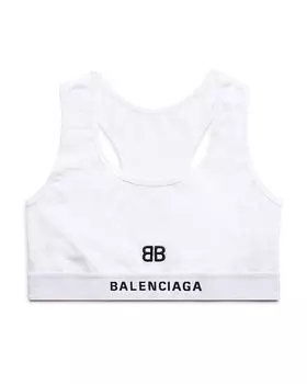 Спортивный бюстгальтер Balenciaga, белый