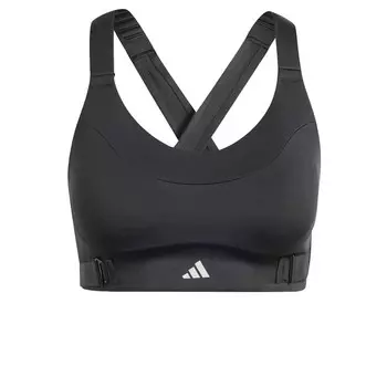Спортивный бюстгальтер без косточек Adidas Collective Power Fastimpact Luxe, черный