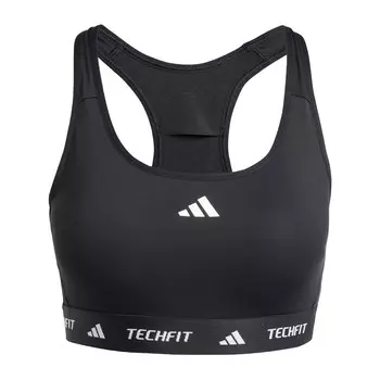 Спортивный бюстгальтер без косточек ADIDAS PERFORMANCE, черный