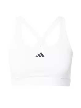 Спортивный бюстгальтер без косточек ADIDAS PERFORMANCE Tirdreact, белый