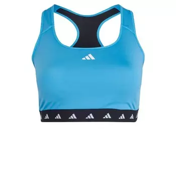 Спортивный бюстгальтер без косточек Adidas Powerreact Medium-Support Techfit, синий