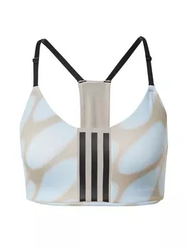 Спортивный бюстгальтер без косточек ADIDAS SPORTSWEAR Marimekko Aeroimpact Light-Support, светло-синий