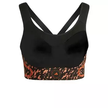 Спортивный бюстгальтер без косточек Adidas Truepace High Support, черный