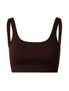 Спортивный бюстгальтер без косточек Aim'n, коричневый