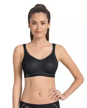 Спортивный бюстгальтер без косточек Anita, черный