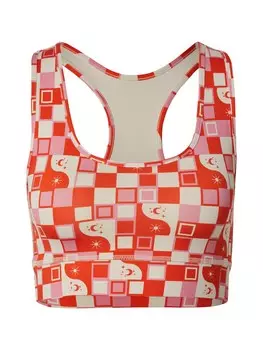 Спортивный бюстгальтер без косточек Hey Honey DAYANDNIGHT, цвет Orange red