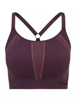 Спортивный бюстгальтер без косточек Hummel MT POWER, цвет Purple/Plum