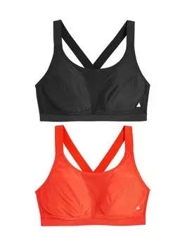 Спортивный бюстгальтер без косточек Next, цвет Red/Black