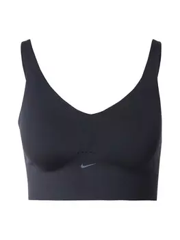 Спортивный бюстгальтер без косточек NIKE ALATE, черный