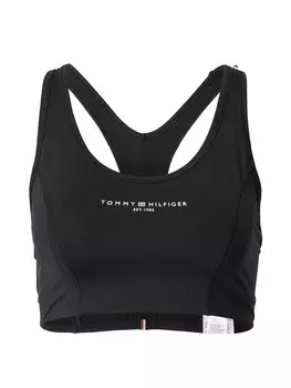 Спортивный бюстгальтер без косточек Tommy Hilfiger Sport Essentials, черный